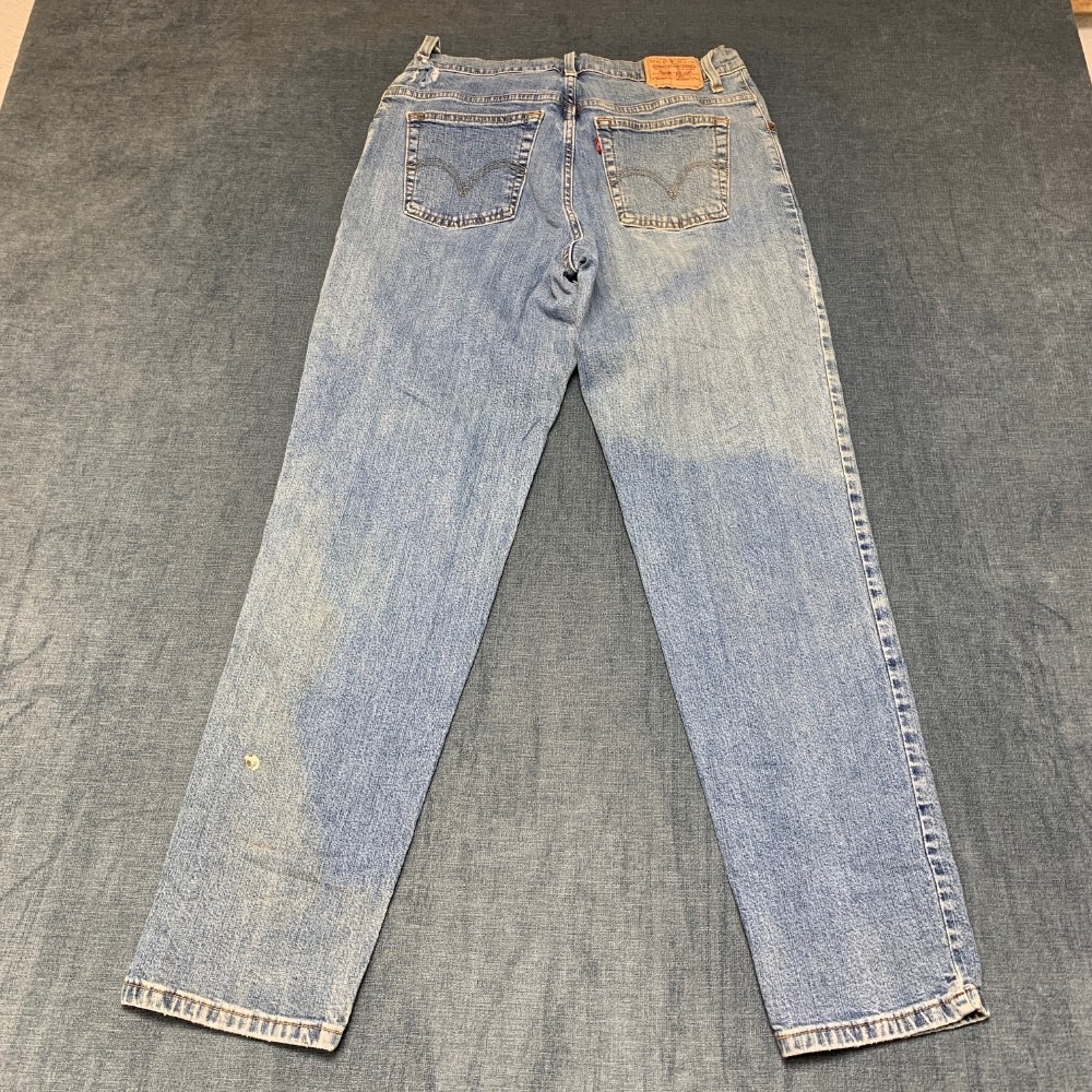 Vintage Levi's 550 Tapered Jeans Womens 12M 29x31 Blue Denim Cotton Relaxed Fit